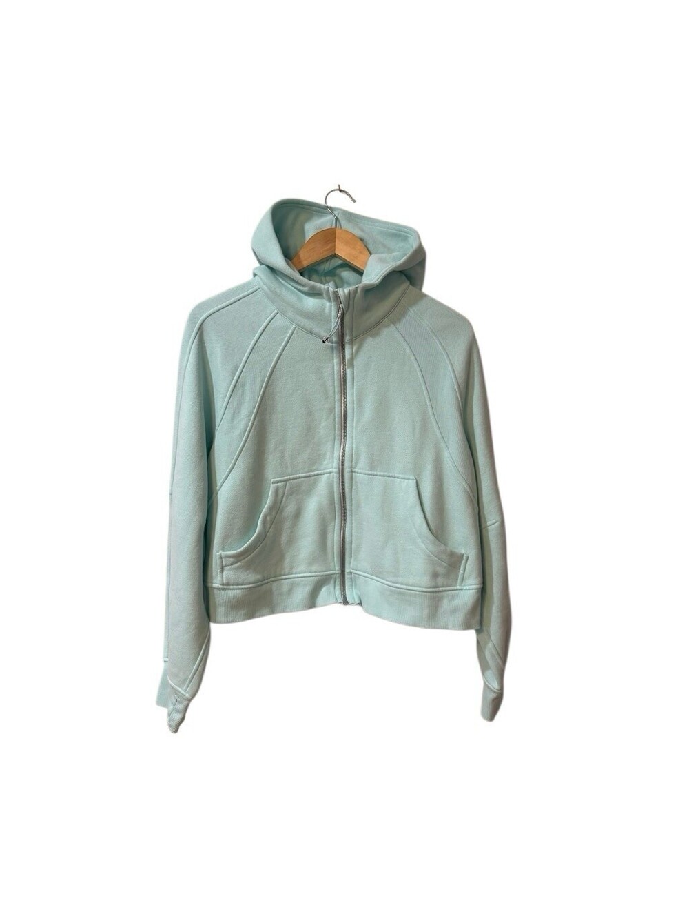 Lululemon Scuba Oversized Boxy Fleece Hoodie Blue M/L Full Zip Sweater